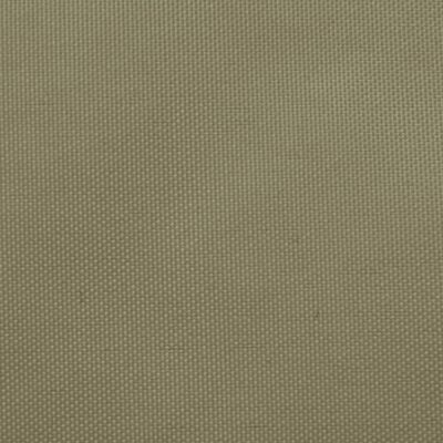 vidaXL Zonnescherm rechthoekig 5x6 m oxford stof beige