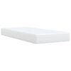 vidaXL Boxspring met matras kunstleer wit 80x200 cm