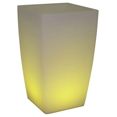 Eurotrail Lamp/bloempot LED oplaadbaar rond 50 cm