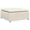 vidaXL Modulaire bank voetenbank module cr&egrave;me 100x100x48 cm