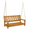 vidaXL Tuin Hangbank 2 -Seater 110 x 56 x 58 cm Massief Acaciahout