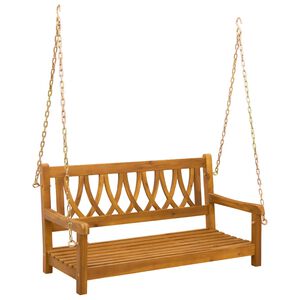 vidaXL Tuin Hangbank 2 -Seater 110 x 56 x 58 cm Massief Acaciahout