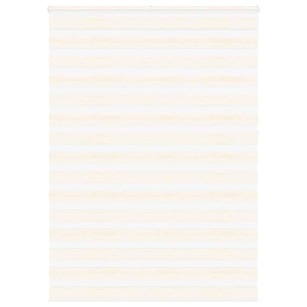 vidaXL Zebra rolgordijn 155x230 cm stofbreedte 150,9 cm marmerbeige
