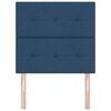 vidaXL Hoofdbord met hoofdeinde Blauw 90 cm Nep Leer