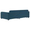vidaXL Slaapbank met onderschuifbed 100x200 cm fluweel blauw