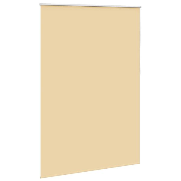 vidaXL Rolgordijn verduisterend 164,4 x 230 cm stofbreedte 160 cm beige