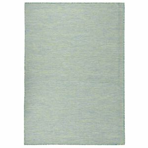 vidaXL Buitenkleed platgeweven 200x280 cm turquoise