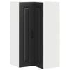 vidaXL Vaatwasserpaneel Kalmar Zwart 57 x 57 x 100 cm Bewerkt hout