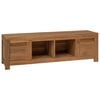 vidaXL TV-kast 110 x 30 x 35 cm Naturel Massief Teakhout