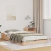 vidaXL Bedframe Bruin 100 x 200 cm Massief grenenhout