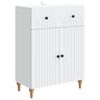 vidaXL Dressoir Wit 66 x 34,5 x 90 cm Bewerkt hout