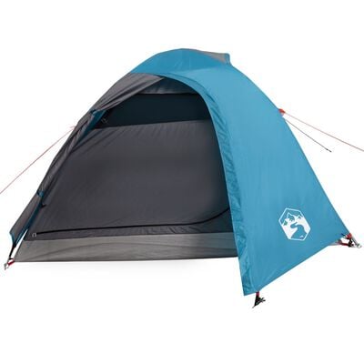 vidaXL Tent 4-persoons 267x272x145 cm 185T taft blauw