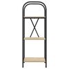 vidaXL Boekenkast Sonoma Eiken 40 x 30 x 109 cm Bewerkt hout