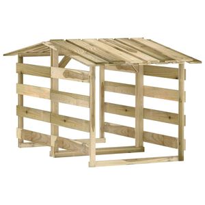 vidaXL Pergola's met dak 2 st 100x90x100 cm ge&iuml;mpregneerd grenenhout