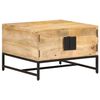 vidaXL Salontafel 67x67x45 cm massief mangohout