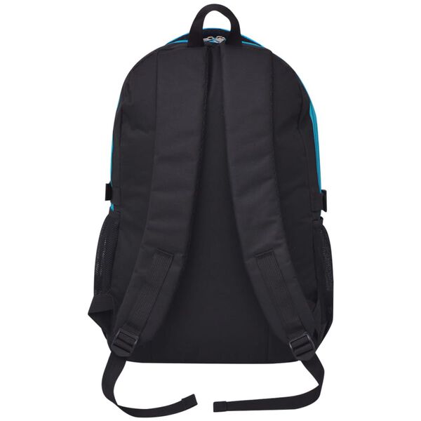 vidaXL Rugzak voor school 40 L zwart en blauw