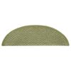 vidaXL Trapmatten 15 st 65x21x4 cm groen
