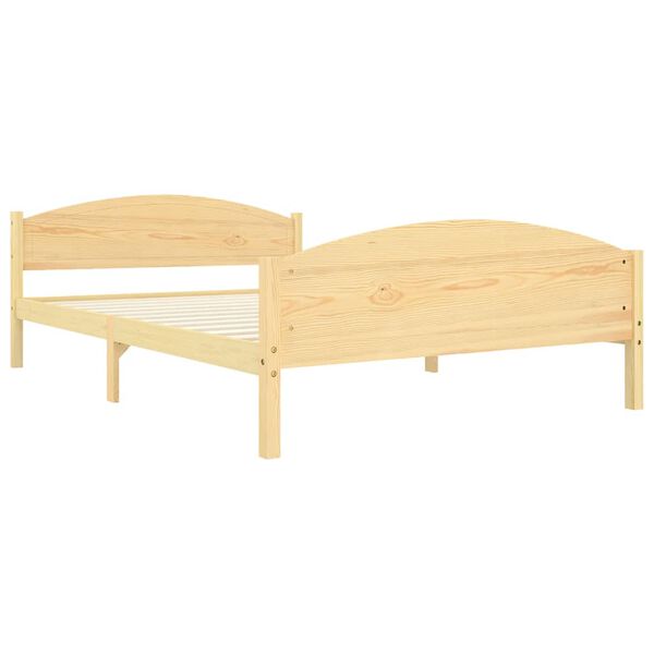 vidaXL Bedframe massief grenenhout 140x200 cm