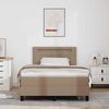 vidaXL Boxspringbed met matras Cappuccino 120 x 200 cm Kunstleer