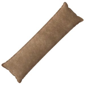 vidaXL Kussensloop HOUTEN Taupe 40 x 145 cm Microfiber Fleece