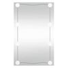 vidaXL Wandspiegel met LED's rechthoekig 40x60 cm glas