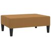 vidaXL Slaapbank 2-zits met voetenbank fluweel bruin
