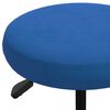 vidaXL Eetkamerstoelen 2 st fluweel blauw