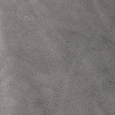 vidaXL Verzwaringsdeken met hoes 200x230 cm 13 kg stof grijs
