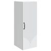 vidaXL Wandkast Wit 33 x 34,5 x 90 cm Bewerkt hout