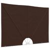 vidaXL Balkon Privacy Scherm 240 x 160 cm Polyester Rechthoekig Bruin