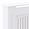 vidaXL Radiatorafdekking 2 pcs Wit 205 x 20,5 x 81,5cm Bewerkt hout