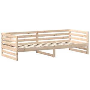 vidaXL Dagbed zonder matras 80x200 cm massief grenenhout