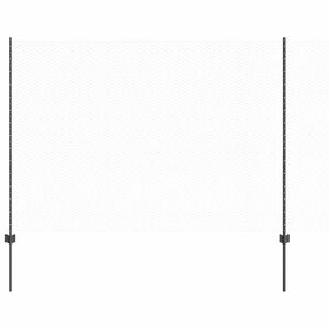 vidaXL zeshoekig gaasgek met palen 50 x 1,6 m PVC-Coated Staal Grijs