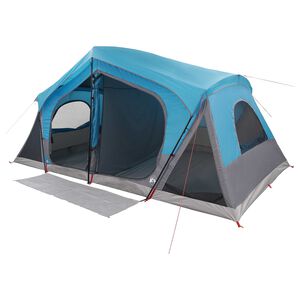 vidaXL Huisje Tent met dak Blauw 480 x 273 x 205 cm Polyester en staal