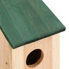 vidaXL Vogelhuisjes 10 st 12x12x22 cm massief vurenhout