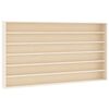 vidaXL Houten verzamelvitrine met 6 planken 80x8,5x55 cm