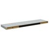 vidaXL Wandschappen zwevend 4 st 90x23,5x3,8 cm MDF betongrijs