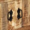 vidaXL Dressoir 80x30x65 cm massief ruw mangohout
