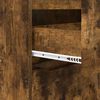 vidaXL Opbergkast Gerookt eiken 40 x 48 x 105 cm Bewerkt hout