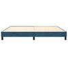 vidaXL Boxspring bed 200x200 cm fluweel donkerblauw