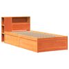 vidaXL Bedframe zonder matras massief grenenhout wasbruin 75x190 cm