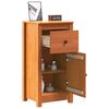 vidaXL Dressoir met lade Wasbruin 39 x 34,5 x 80 cm Massief grenenhout