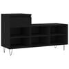 vidaXL Schoenenkast 102x36x60 cm bewerkt hout zwart