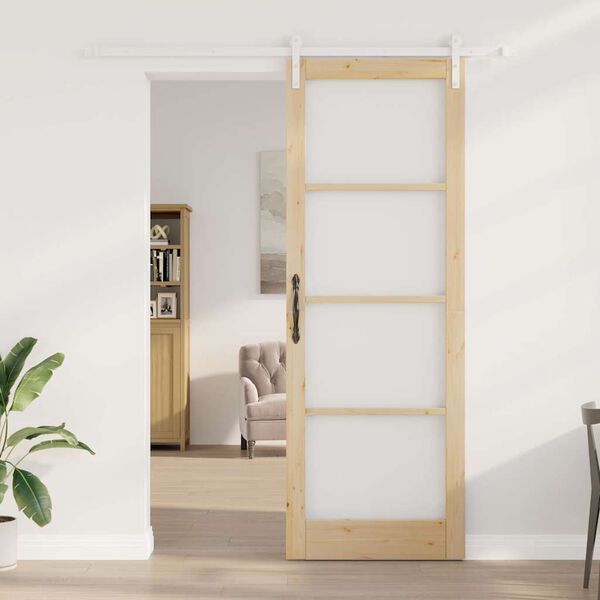 vidaXL Schuifdeur ORKDAL Naturel 83 x 232 cm