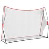 vidaXL Golf Trainingshulpmiddel Zwart 314 x 92 x 214 cm Polyester
