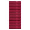 vidaXL Badhanddoeken FROGN 10 st 100x150 cm 360 g/m&sup2; bordeaux