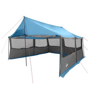 vidaXL Gezinstent Blauw 450 x 400 x 265 cm Polyester en staal