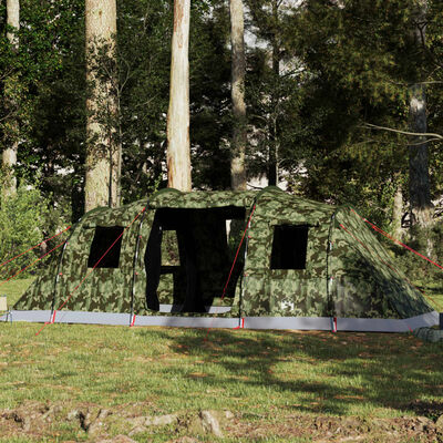 vidaXL Tunneltent 6-persoons waterdicht camouflage