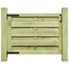 vidaXL Poort 100x75 cm ge&iuml;mpregneerd grenenhout groen