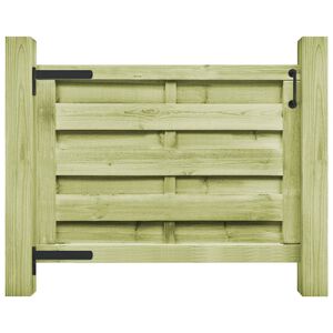 vidaXL Poort 100x75 cm ge&iuml;mpregneerd grenenhout groen